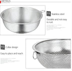 GREATLINK Stainless Steel Colander and Fine Mesh Strainer - Image 6