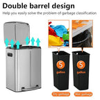 PayLessHere Dual Compartment Trash Can - Image 6
