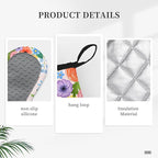 Funny Oven Mitts & Pot Holder Set, Heat Resistant Silicone Oven Mitts, Humorous - Image 3