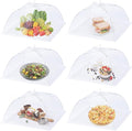 Husfunov 6 Pack Mesh Food Covers, Pop-Up Serving Dish Covers Tent Umbrella by Unknown