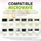 HOVER COVER Magnetic Microwave Splatter Cover, Food Grade Plate Cover, BPA Free - Image 6
