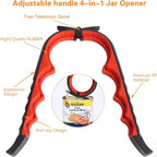 Jar Opener Bottle Opener for Weak Hands, 5 in 1 Multi Function Can Opener - Image 4