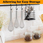 Polly Online Stainless Steel Whisk Set, 3 Packs Balloon Whisk - Image 5