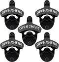 Classic Wall Mounted Bottle Opener Stainless Black and White Mountable Beer Cap by Wallmountedbottleopener