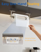RUACQ Paper Towel Holder Under Cabinet, One Hand Tearing Paper Towel Holder - Image 2
