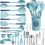 Kikcoin 43Pcs Large Kitchen Utensils Set by Kikcoin