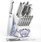 KnifeSaga Kitchen Knife Set by PushBoundariesforSharpness