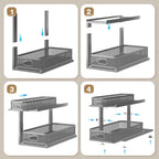 2 Pack 21IN-Depth Under Sink Organizer - Image 5