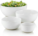 KooK Mixing Bowls, Ceramic Nesting Bowls, Stoneware Kitchen Bowls, by Kook