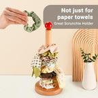 Paper Towel Holder, Wooden Kitchen Roll Stand - Image 6