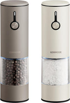 Stainless Steel Rechargeable Electric Salt and Pepper Grinder Set – USB Charging by GORMODEOfficial