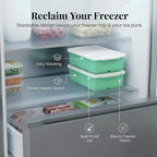 KitchFort Large Silicone Ice Cube Tray, Easy Release 2" Big Ice Cubes - Image 6