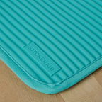 KitchenAid Ribbed Soft Silicone Pot Holder 2-Pack Set, Aqua Sky - Image 2