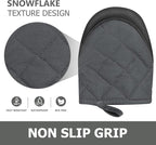 1 Pair Short Oven Mitts - Image 4