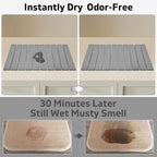 Large Stone Dish Drying Mats for Kitchen Counter, Eco-Friendly Absorbent - Image 2