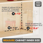 SpaceAid Bamboo Pull Out Spice Rack Organizer - Image 4