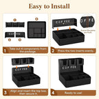 Lifewit 2-tier Coffee Station Organizer Caddy - Image 7