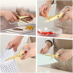 Kitchen Shears Scissors&Sharp Scissors, ARCHIKING 8.0inch Cooking Scissor-Meat - Image 8