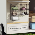 5 Tier Closet Hanging Organizer, Clothes Hanging Shelves - Image 6