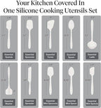 GIR: Get It Right 10-Piece Silicone Ultimate Kitchen Utensil Set – Spatulas - Image 3