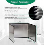 Large 3 Sided Splatter Guard for Frying Stove Top, Oil Splash Guard Cooking for - Image 4