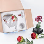 Enamel Glass Flower Tea Pot - Image 6