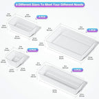15 PCS Clear Plastic Drawer Organizer Set - Image 2