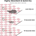 16" x 24" Checkered Dish Drying Mat - Image 6