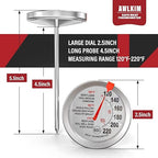 AWLKIM 2 Pack Analog Probe Meat Thermometer, NSF Certified, No Battery Needed - Image 5