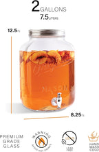 2 GALLON Glass Drink Dispensers - Image 5