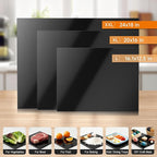 Black Cutting Boards for Kitchen, Large Acrylic Cutting Board - Image 6