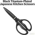 Heavy Duty Kitchen Scissors, Titanium Coated All Purpose Shears - Image 4