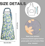 BOUMUSOE 3 Pack Floral Aprons - Image 3