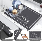 Findosom Dish Drying Mat, Cuttable Drying Mat - Image 2