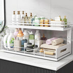 Under Sink Organizer Upgrade To Professional Rails, 2-Tier Dual Pull Out - Image 8