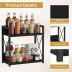 Giikin Kitchen Countertop Organizer, 2 Tier Coffee Bar Organizer, Kitchen - Image 4