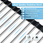Seropy Roll Up Dish Drying Rack Over the Sink Drying Rack - Image 4