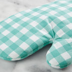 KitchenAid Gingham Oven Mitt 2-Pack Set, Aqua Sky - Image 4