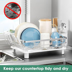 MOUKABAL Dish Drying Rack, Dish Rack, Stainless Steel Dish Racks - Image 6