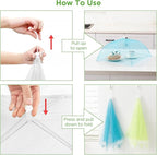 HBlife 6 Pack Colored Pop-Up Mesh Food Cover Tent - Image 4