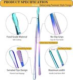 JETKONG 2 Pcs 16-Inch Stainless Steel Fine Tongs Extra Long Chopstick Tongs - Image 2