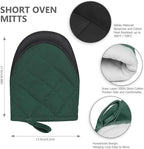 1 Pair Short Oven Mitts - Image 3