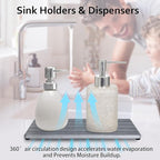 Diatomite Soap Dish, Water Absorbing Stone Tray, Kitchen Sink Organizer - Image 5
