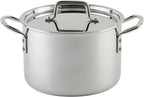 WINCO Tri-Ply Stock Pot, 6-quart-qt-6qt by Winco