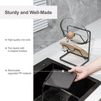 Pot Lid Holder While Cooking, Kitchen Pot Lid Storage Rack - Image 3