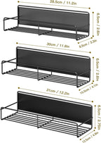 Mystozer 3 Pack Magnetic Spice Rack Organizer, Space Saver - Image 2