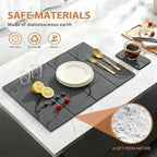 Large Stone Dish Drying Mat for Kitchen Counter - Image 5