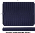 Large 17" x 14" Silicone Dish Drying Mat - Image 2
