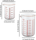 3 Piece Glass Measuring Cup Set, Includes 2-Cup, and 8-Cup High Borosilicate - Image 6