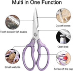 CGBE Kitchen Scissors All Purpose Heavy Duty, Ultra Sharp Stainless Steel - Image 2